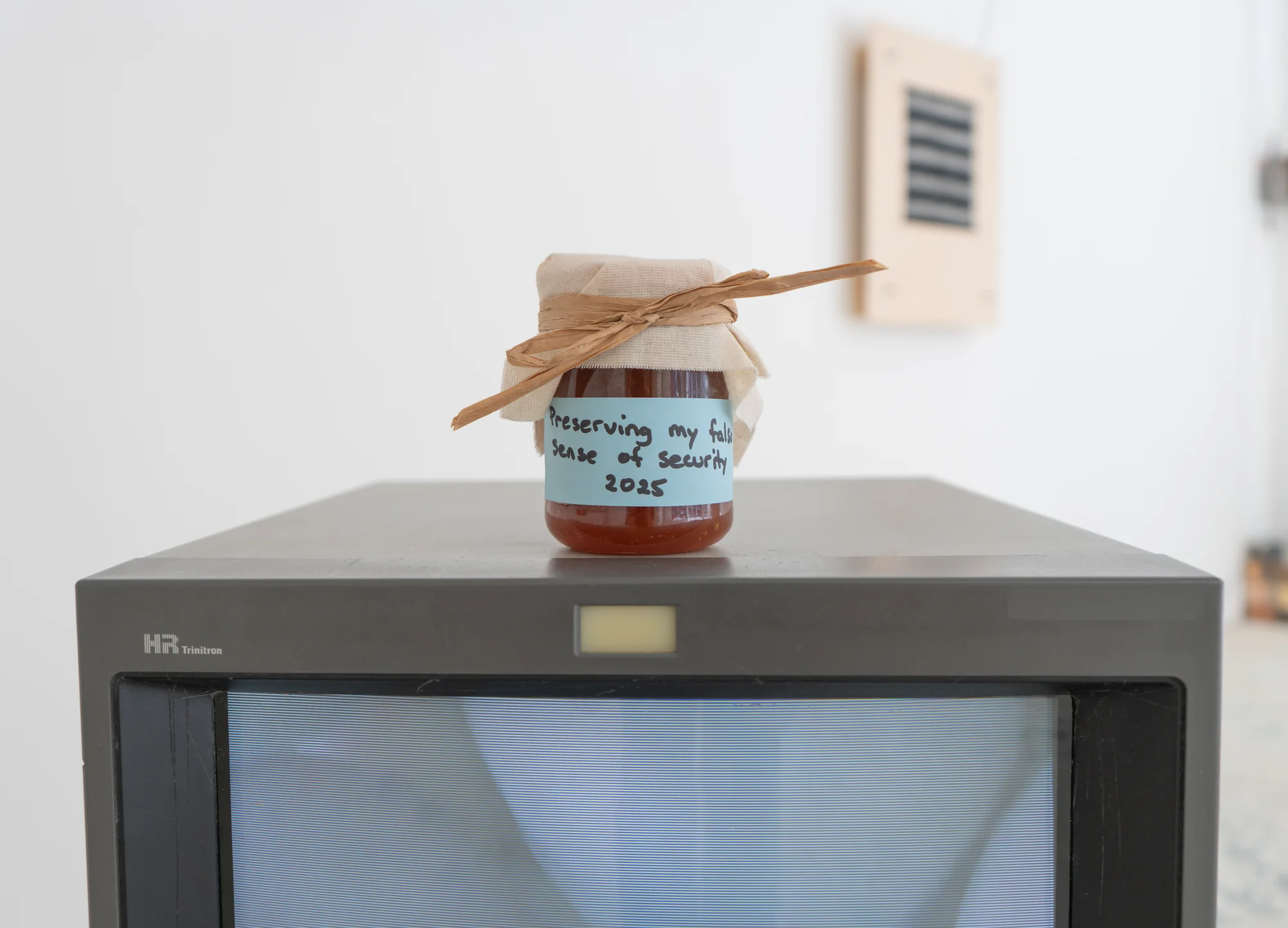 Preserving my false sense of security install view of jam jar